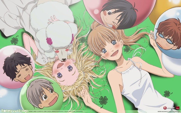 11- Los mejores anime de romance - Honey and Clover