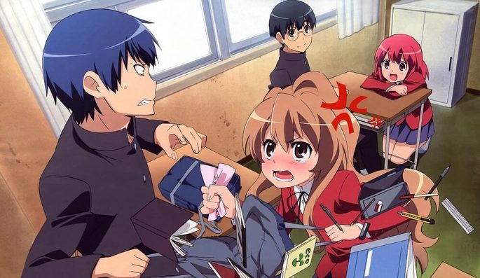 13- Los mejores anime de romance - Toradora!