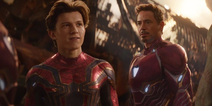 13 - Orden cronológico películas spiderman - Avengers Infinity War - Spider Iron Man