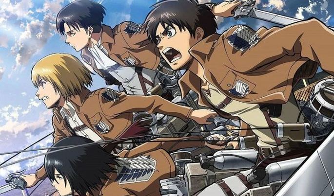 2 - Best anime ever - Shingeki no Kyojin