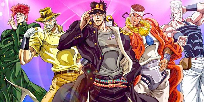 24 - Mejores anime de la historia - Jojo's Bizarre Adventure