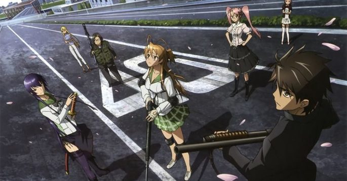 29 Animes de accion - Highschool of the Dead