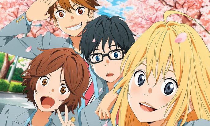 4 - Animes tristes - Your Lie in April