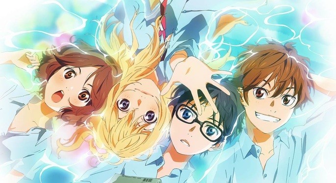 4 - Los mejores anime de romance - Your Lie in April