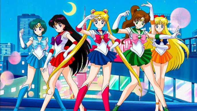 5 Animes accion - Sailor Moon