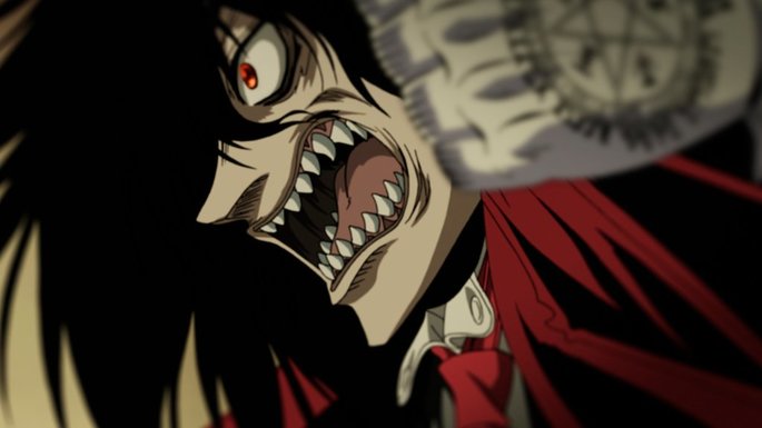 5 - Animes de terror - Hellsing Ultimate