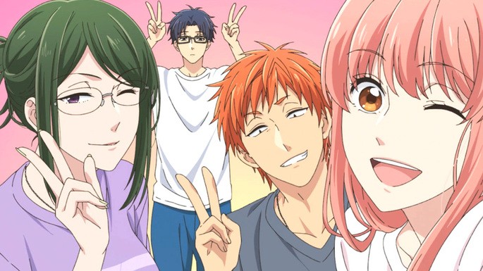 59 - Mejores anime de la historia - Wotakoi Love is Hard for Otaku