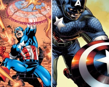 El escudo del Capitán América, uno de los objetos más míticos del mundo del cómic
