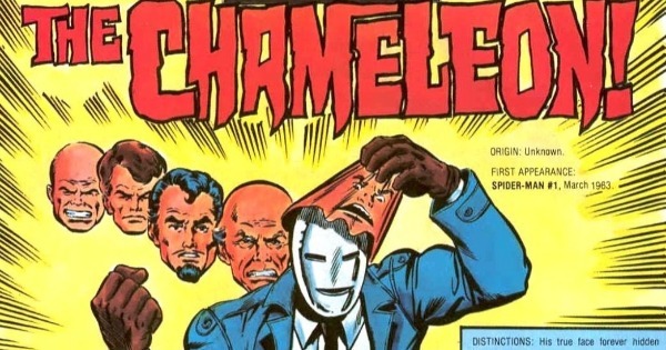Quién se esconde tras la máscara de Chameleon, el primer villano de  Spider-Man - SuperAficionados